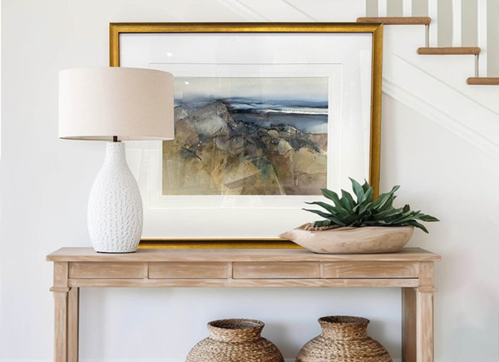 Landscape Framed in Gold