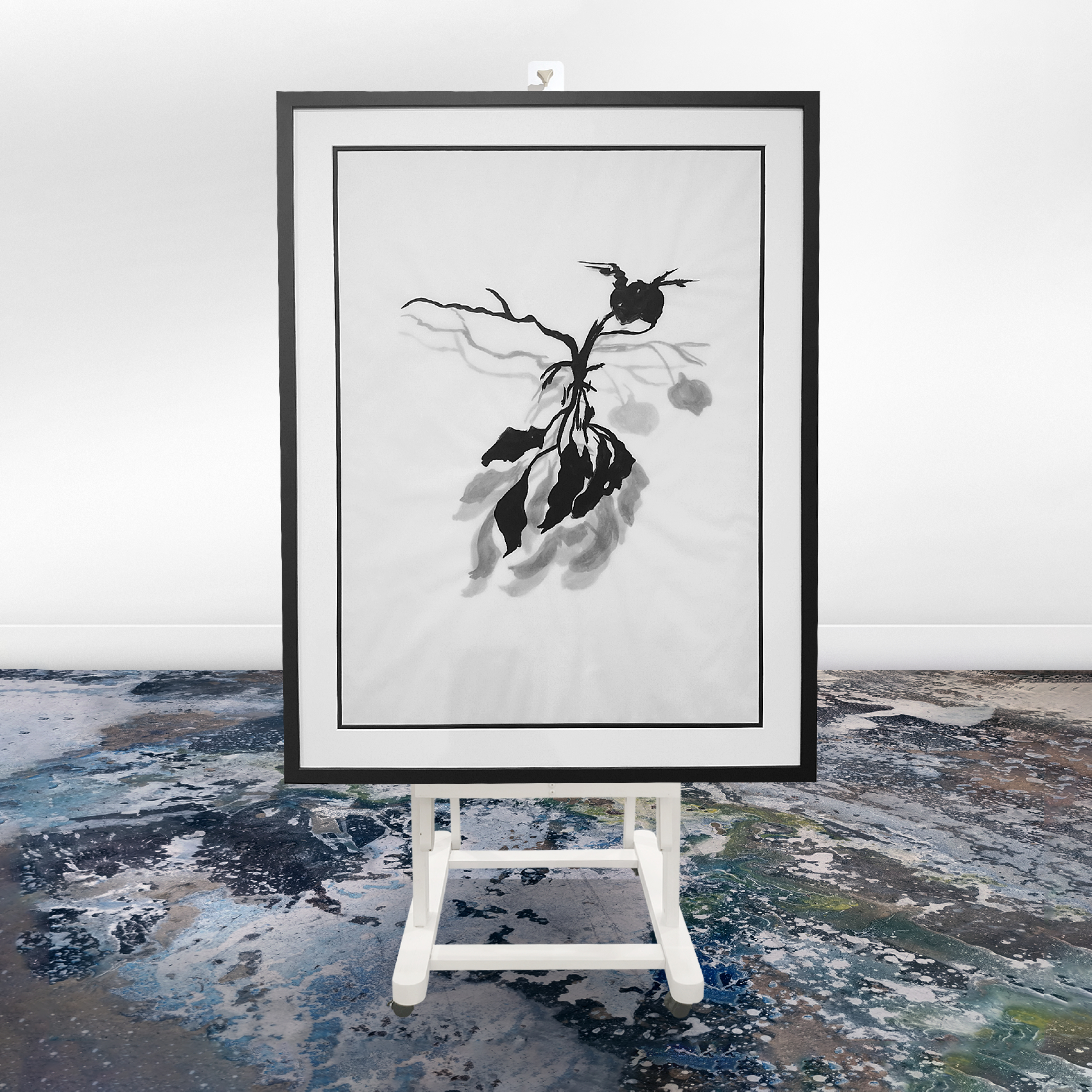 Bill Meertens Graphic Artwork Framed