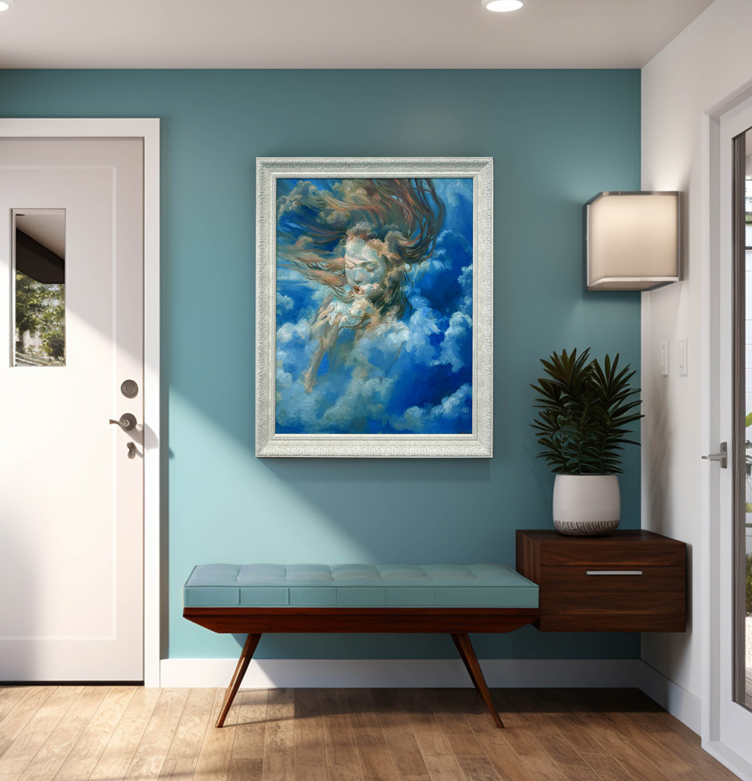 Ornate Framed Dreamlike Picture