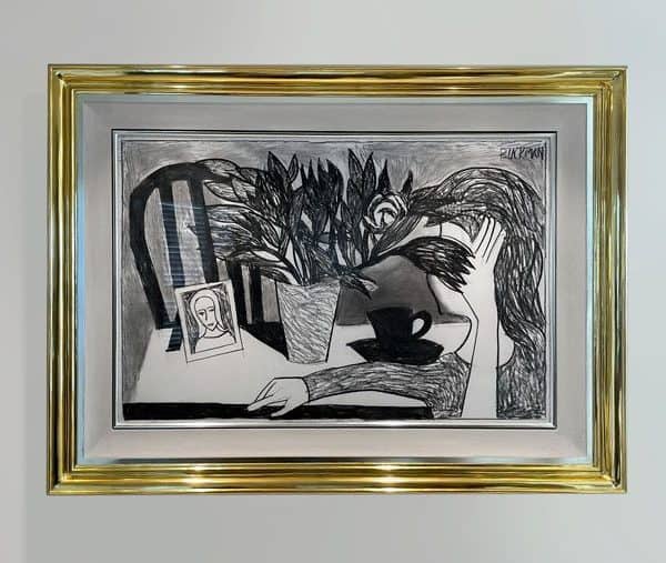 BESPOKE GOLD GILDED CHARLES BLACKMAN FRAME
