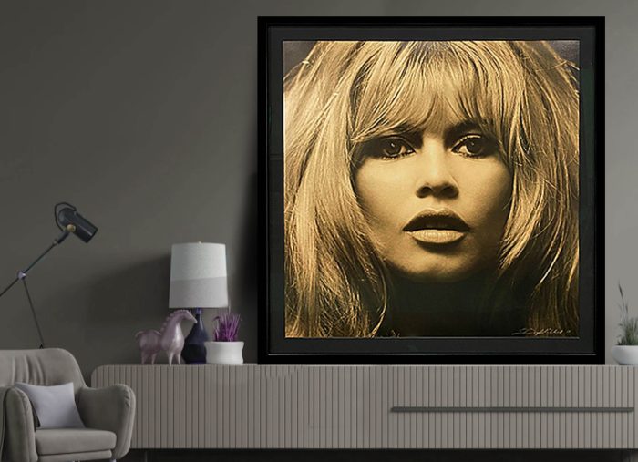 BRIGITTE BARDOT BY DOUGLAS KIRKLAND FRAMED