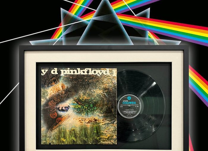 PINK FLOYD RECORD FRAMED