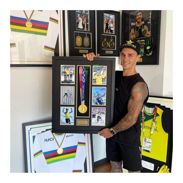 Framed Father's Day Gift Ideas: Sporty Dad's medals, shirts and photos