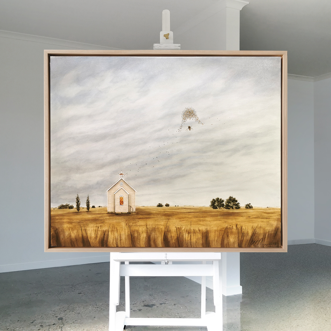 Melitta Perry, The Belfry, Float framed