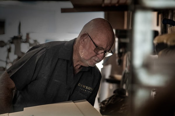 Resident Master Framer at Dawsons Framing, Graham Reynolds