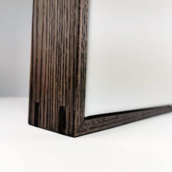 Spline corner timber canvas floating frame