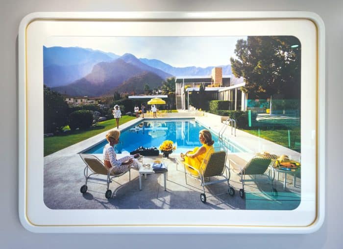 Dawsons Handcrafted Range: RETRO ROUNDED FRAME: Slim Aarons Poolside Glamour