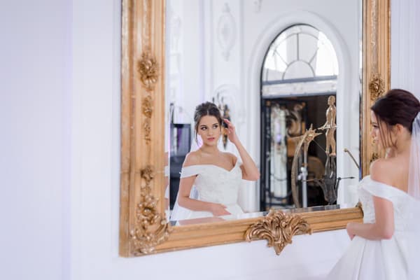 Opulent Ornate Classic Period Styled mirror which has been Gold Leafed is perfect for an opulently classic hotel lobby or suite.