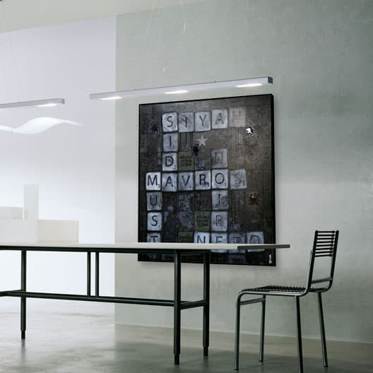 SCRABLE MAVROS MIXED MEDIA CANVAS STRETCHED AND FLOAT FRAMED IN BLACK