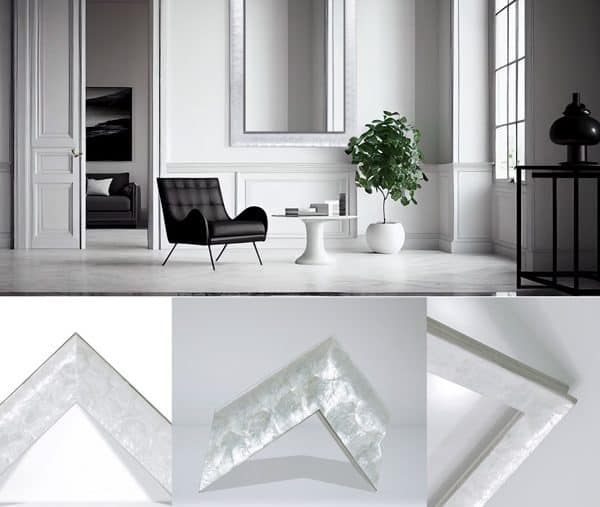 Choose the perfect custom mirror frame for a classic modern interior at Dawsons Framing on the Gold Coast