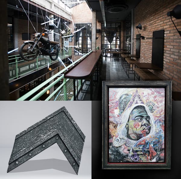 Industrial Loft Styled mancaves, steam punk restaurants and industrially styled interiors are suited to our custom handcrafted BLACKSMITH Range with its raw rusted metal iron look inspired by locomotives and railway sleepers.