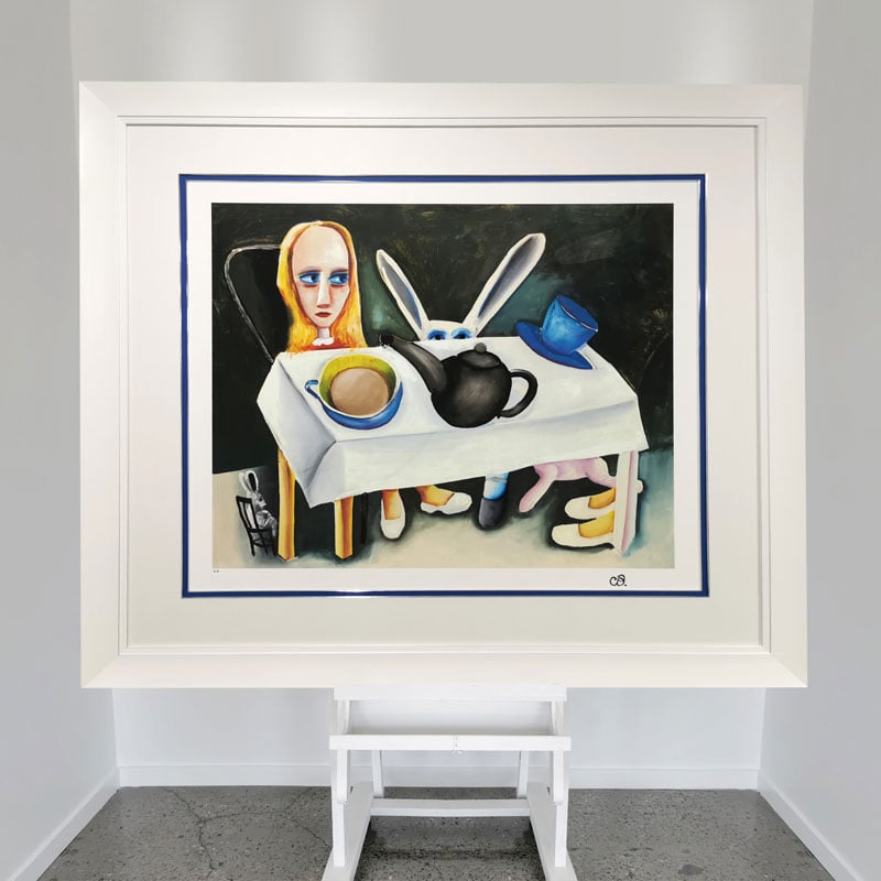 Charles Blackman: Visionary Australian Artist: Feet Beneath the Table