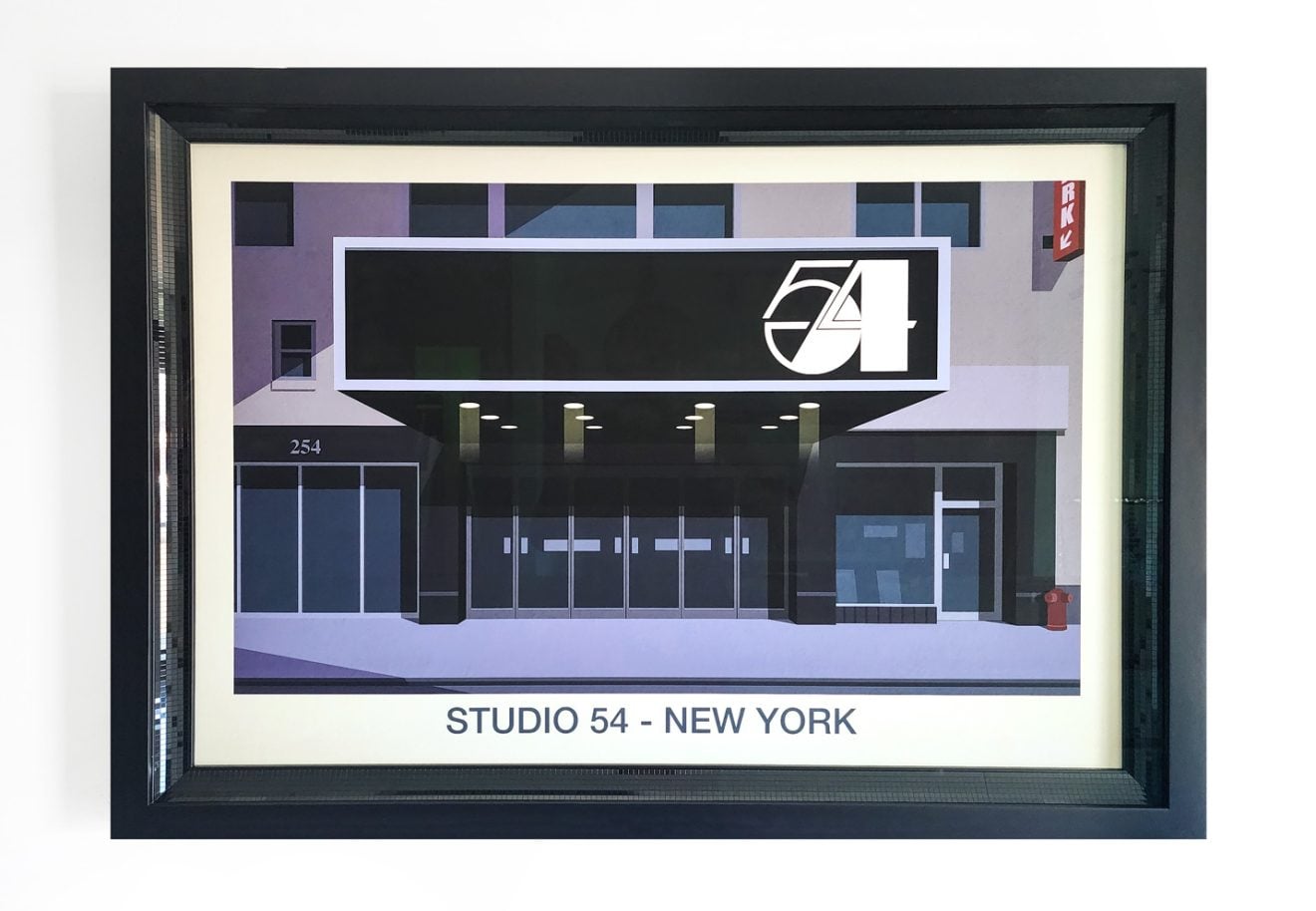 STUDIO 54: An example of a custom designed and made frame.